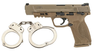 Smith and Wesson M&P 2.0 9mm pistol, FDE.
